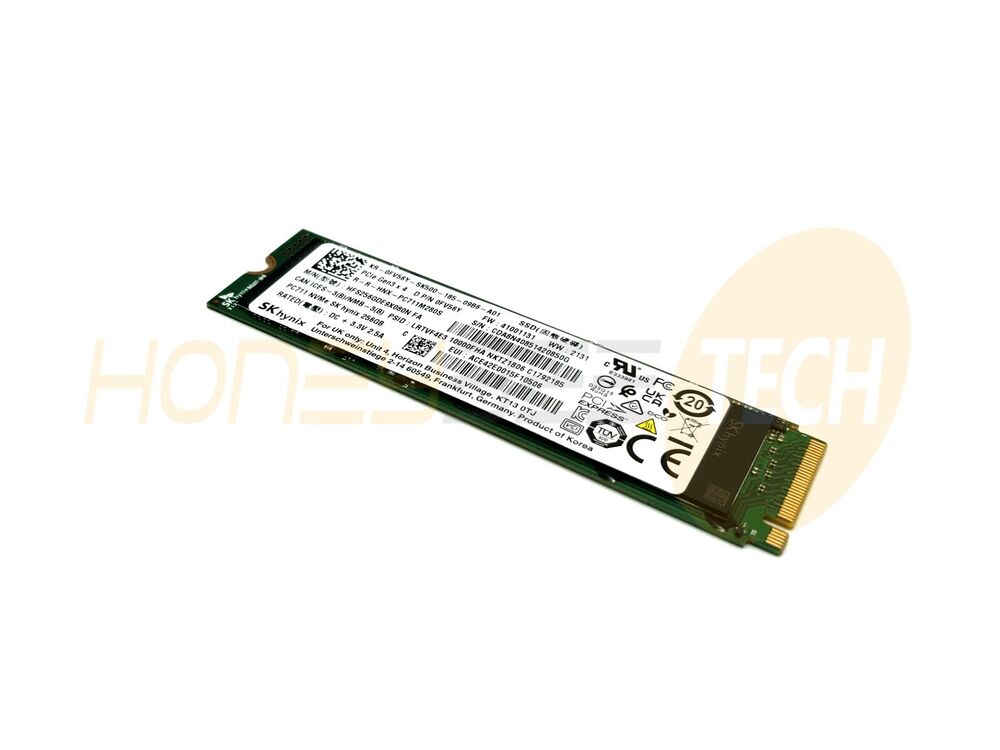 GENUINE DELL LATITUDE 5420 LAPTOP 256GB M.2 SSD SOLID STATE DRIVE FV56Y TESTED - Honeybee-Technologies