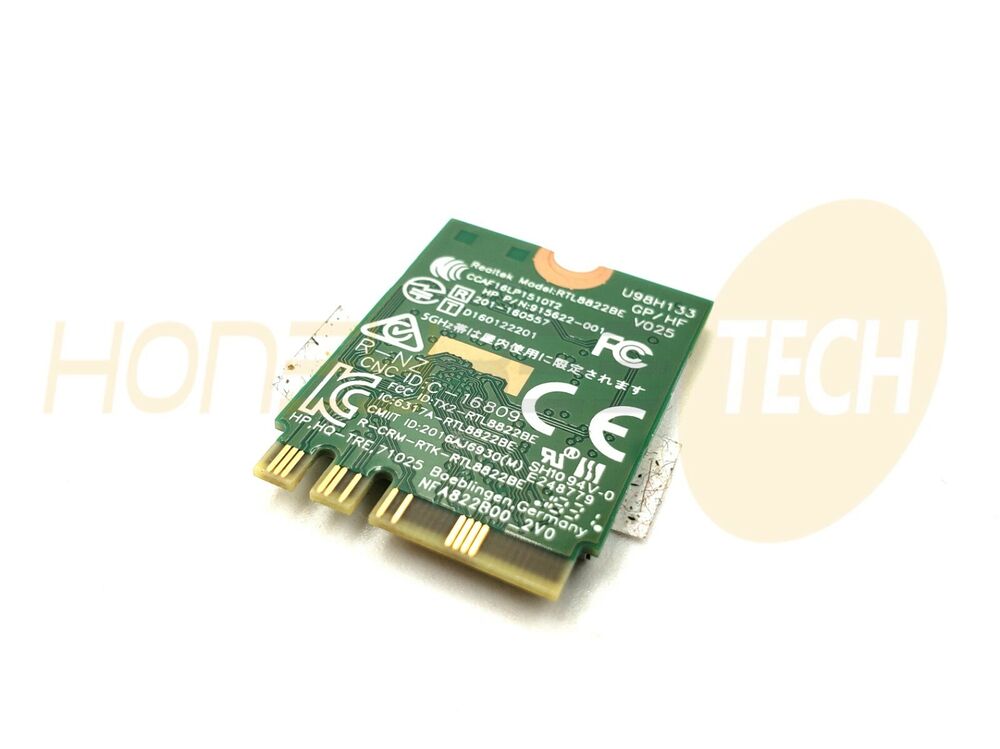 GENUINE HP 14-DF0023C1 LAPTOP WIRELESS WIFI CARD RTL8822BE 924813-855 TESTED - Honeybee-Technologies