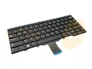 GENUINE DELL LATITUDE 7280 5289 5280 US KEYBOARD NON-BACKLIT GDRR0 0GDRR0 TESTED - Honeybee-Technologies