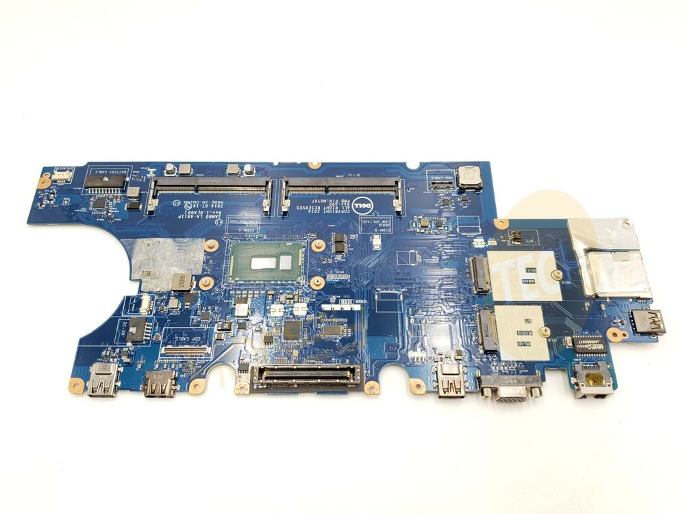 GENUINE DELL LATITUDE E5550 MOTHERBOARD i5-5300U 2.3GHZ W4CTJ 0W4CTJ TESTED - Honeybee-Technologies