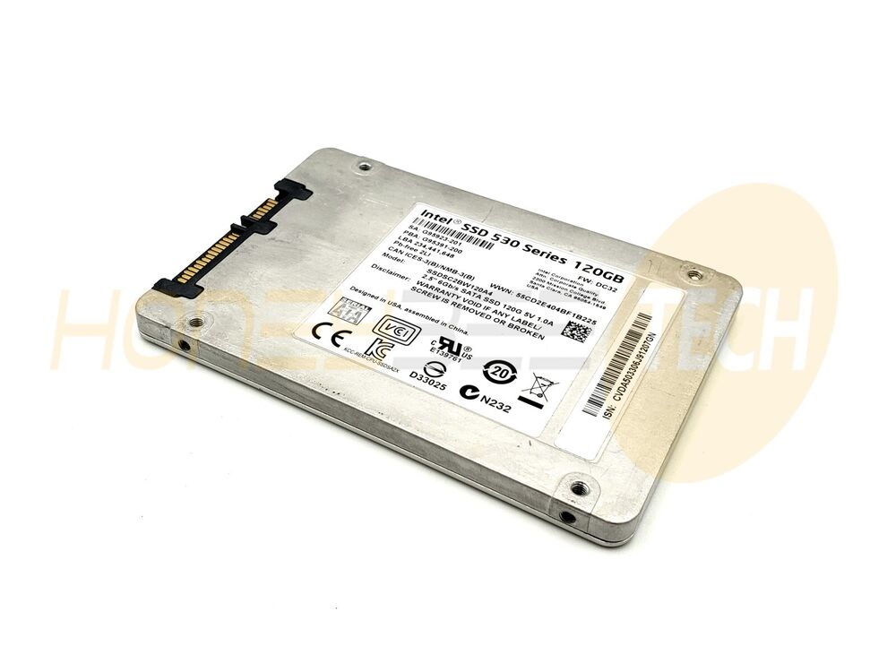 GENUINE INTEL 120GB 2.5" 7MM SSD SATA SOLID STATE DRIVE SSDSC2BW120A4 TESTED - Honeybee-Technologies