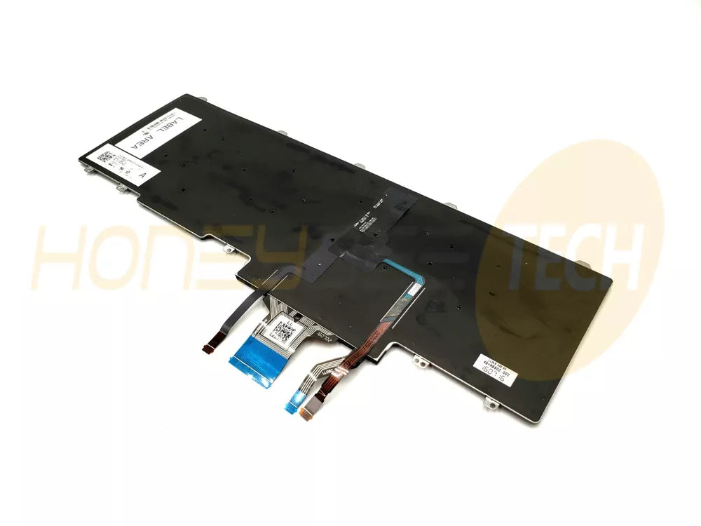 GENUINE DELL LATITUDE 5590 5580 E5550 106 KEY KEYBOARD BACKLIT 383D7 TESTED - Honeybee-Technologies