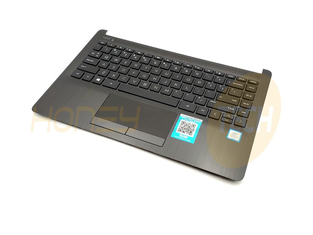 GENUINE HP 14-CF1062ST PALMREST TOUCHPAD WITH KEYBOARD L24818-001 WITH DEFECTS - Honeybee-Technologies