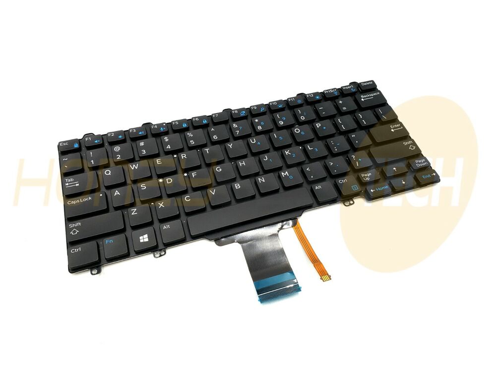 GENUINE DELL LATITUDE E7270 E7250 82KEY KEYBOARD BACKLIT 3P2DR 03P2DR TESTED - Honeybee-Technologies