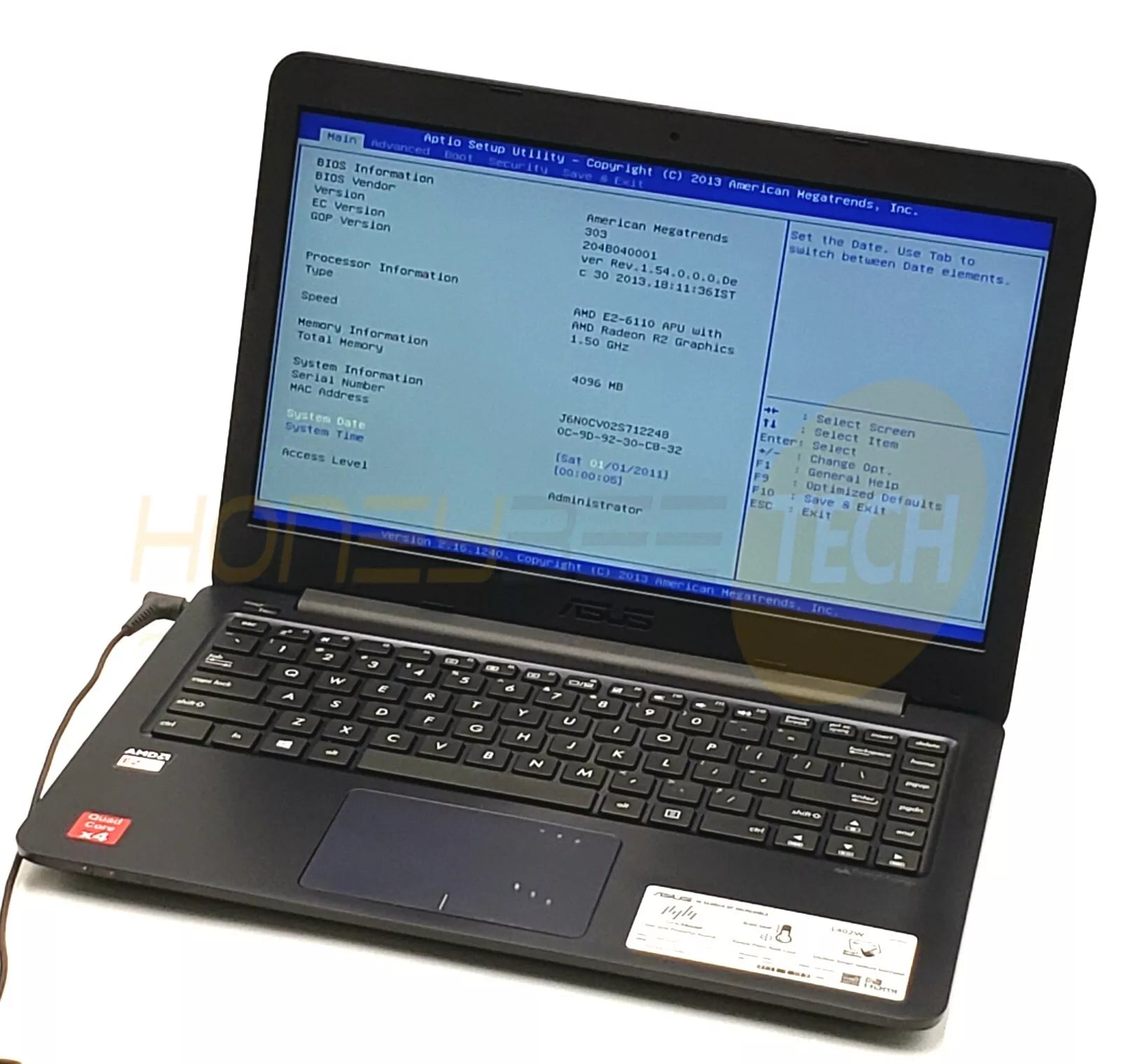 ASUS L402WA-EH21 AMD E2-6110 14 ASUS L402WA-EH21 AMD E2-6110 14