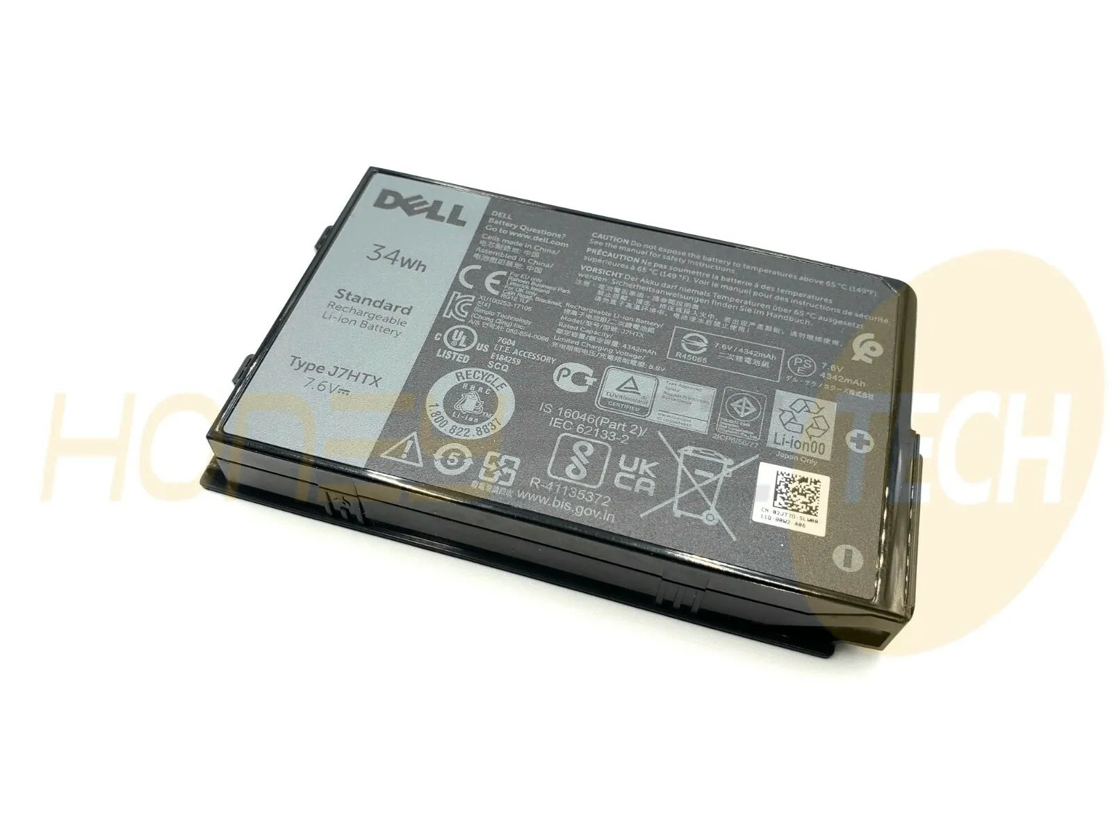 GENUINE DELL LATITUDE 7212 7202 RUGGED TABLET 2CELL 34WHR BATTERY 2JT7D TESTED - Honeybee-Technologies