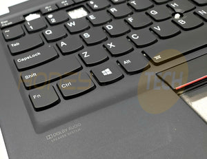 GENUINE LENOVO THINKPAD T14S PALMREST W/KEYBOARD FINGERPRINT 5M10Z41371 W/DEFECT - Honeybee-Technologies