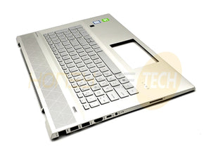 GENUINE HP ENVY 17M-CE0013DX LAPTOP PALMREST WITH KEYBOARD L52452-001 GRADE A - Honeybee-Technologies