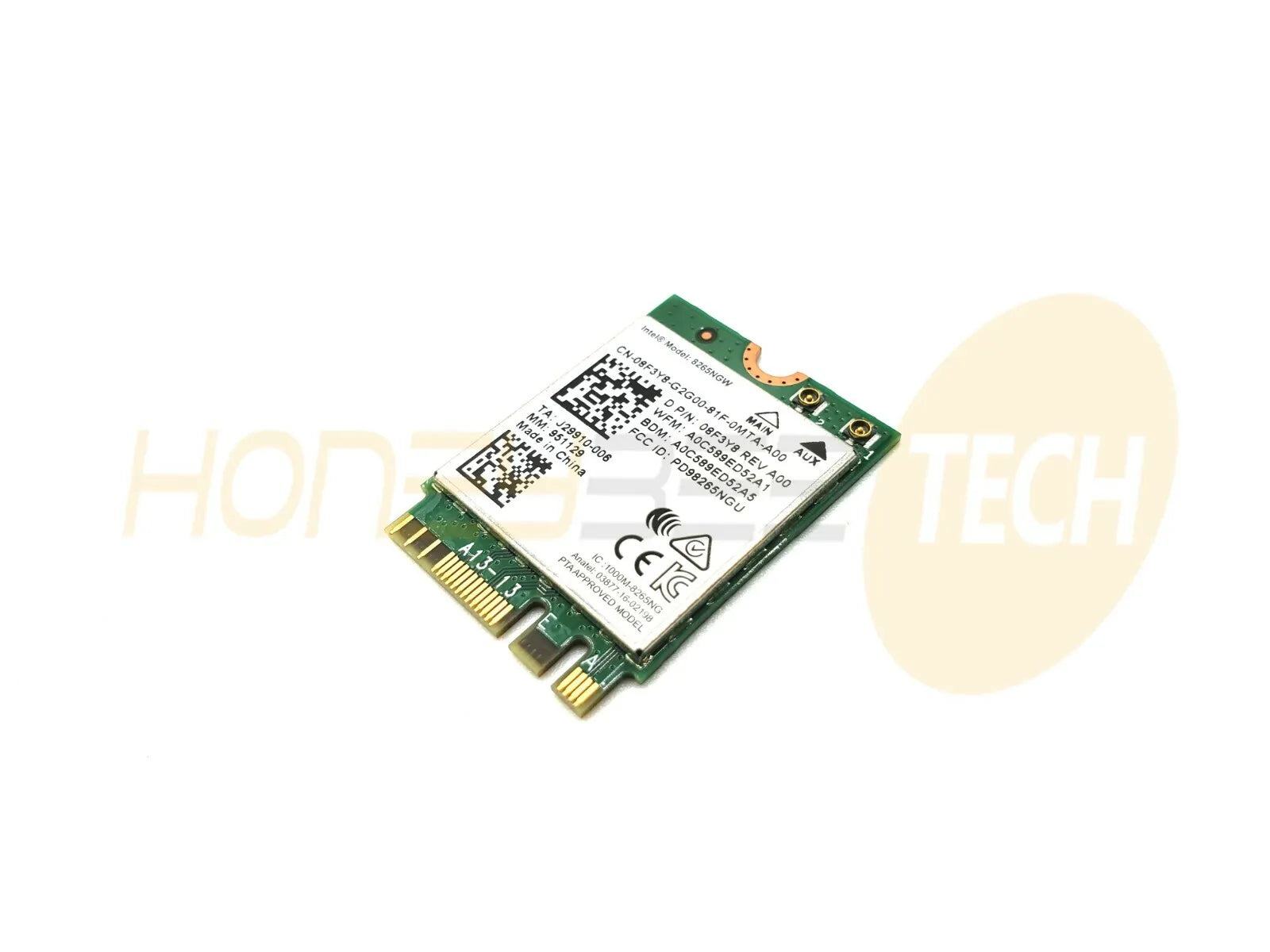 GENUINE DELL WIRELESS BLUETOOTH CARD M.2 INTEL 8265NGW 8F3Y8 - Honeybee-Technologies