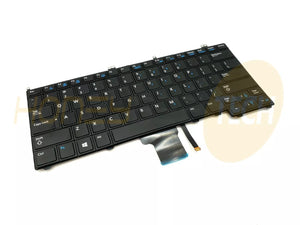 GENUINE DELL LATITUDE E7240 83 KEY KEYBOARD BACKLIT RXKD2 0RXKD2 TESTED GRADE A - Honeybee-Technologies