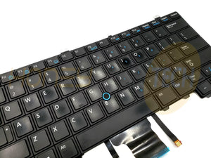 GENUINE DELL LATITUDE E7440 BACKLIT KEYBOARD W/POINT STICK 8PP00 08PP00 GRADE B - Honeybee-Technologies