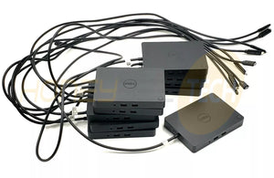 GENUINE DELL WD15 K17A THUNDERBOLT 4K DOCKING STATION 5FDDV TESTED **LOT OF 10** - Honeybee-Technologies