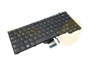 GENUINE DELL LATITUDE E7240 83 KEY KEYBOARD BACKLIT RXKD2 0RXKD2 TESTED GRADE B - Honeybee-Technologies