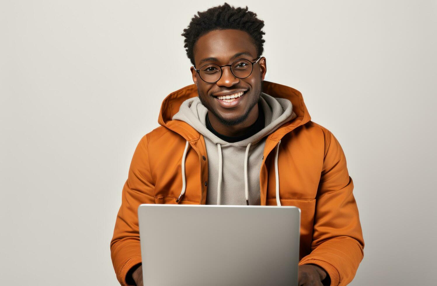 ai-generated-a-black-man-is-holding-a-laptop-laptop-free-photo