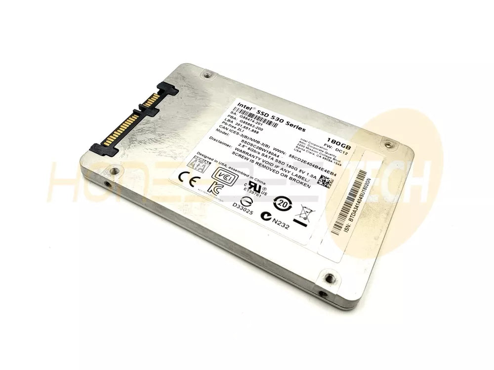 GENUINE INTEL 180GB 2.5" SSD SATA 7MM SOLID STATE DRIVE SSDSC2BW180A4 TESTED - Honeybee-Technologies