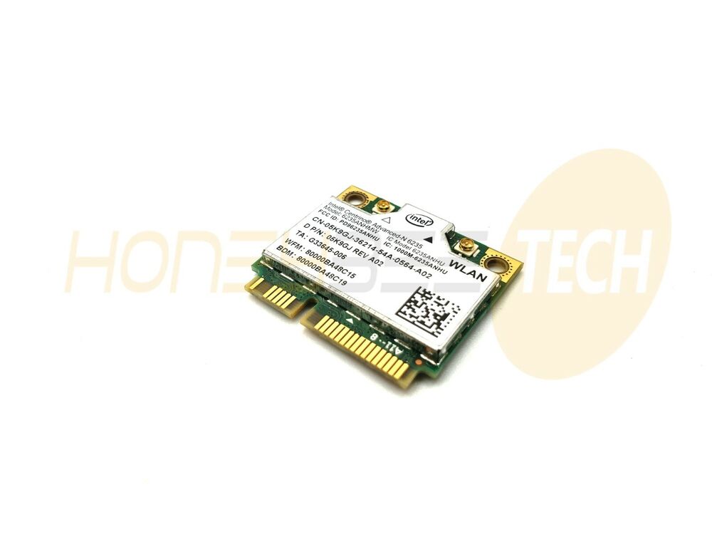 GENUINE DELL WIRELESS WIFI CARD INTEL CENTRINO 6235 6235ANHMW 5K9GJ TESTED - Honeybee-Technologies