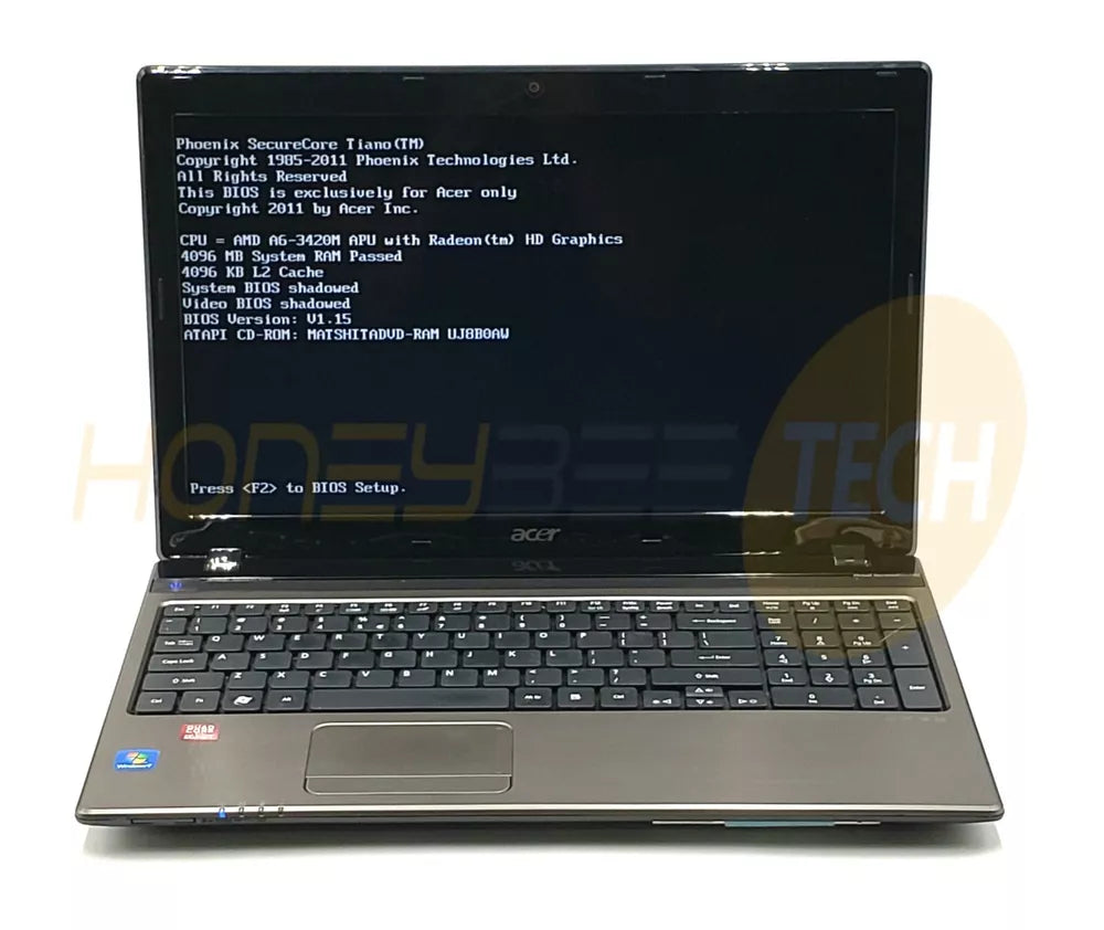 ACER ASPIRE 5560 AMD A6-3420M 15.6" HD RADEON GRAPHICS 4GB RAM LAPTOP NO HDD - Honeybee-Technologies