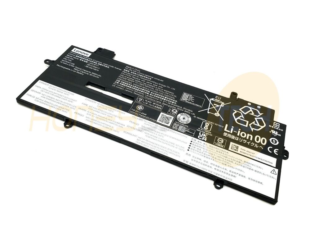 GENUINE LENOVO X1 CARBON G10 4CELL BATTERY 57WHR BATTERY 5B10W13974 TESTED - Honeybee-Technologies