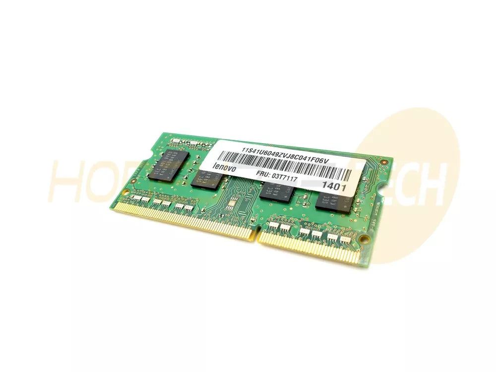 GENUINE LENOVO 4GB 1RX8 PC3-12800 SODIMM MEMORY RAM 03X6656 03T7117 TESTED - Honeybee-Technologies