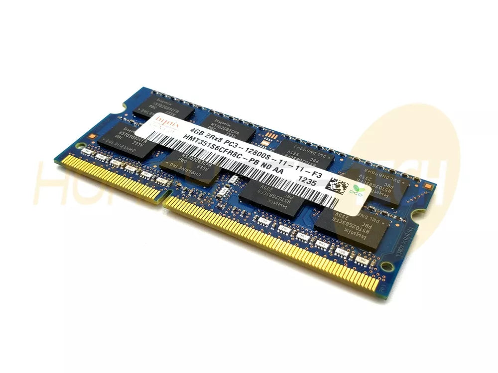 GENUINE DELL 4GB 1600MHZ 2RX8 8K 204P PC3-12800S SODIMM MEMORY RAM FYHV1 TESTED - Honeybee-Technologies