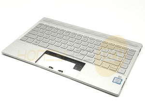 GENUINE HP PAVILION 13-AN0010NR PALMREST ASSEMBLY W/KEYBOARD L37534-001 GRADE A - Honeybee-Technologies