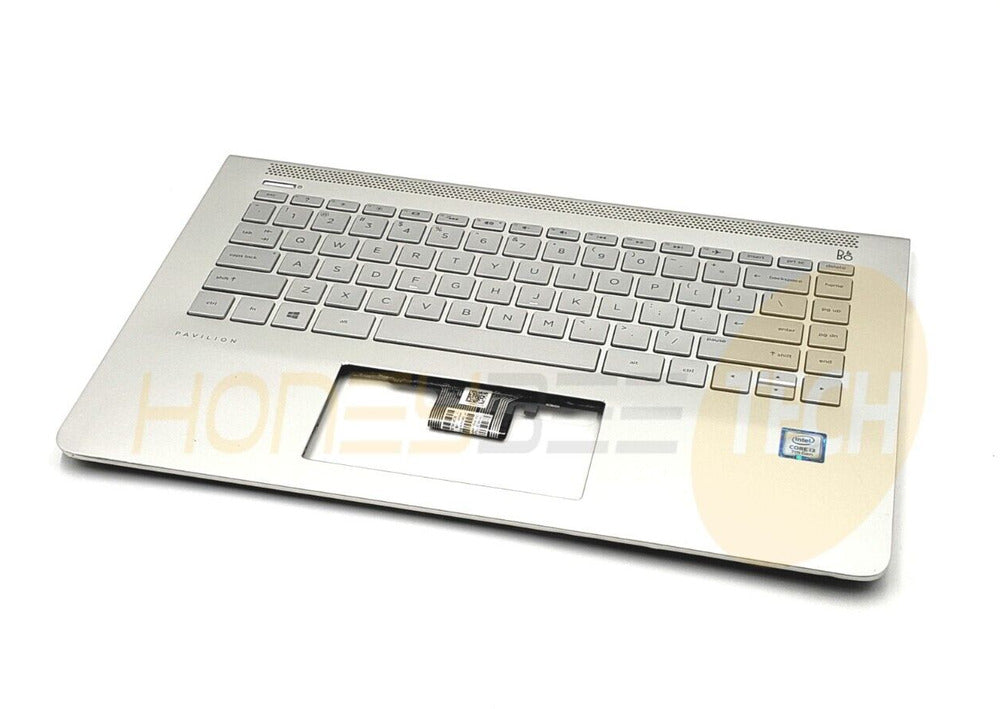 GENUINE HP PAVILION 14-BK061ST PALMREST W/BACKLIT KEYBOARD 927904-001 GRADE B - Honeybee-Technologies