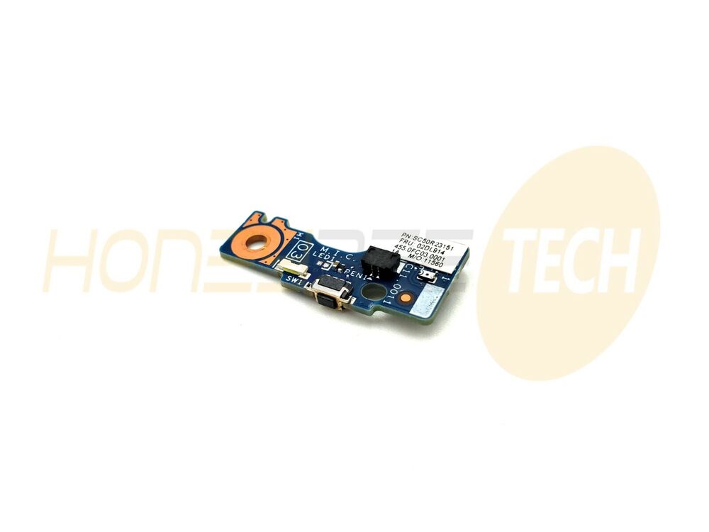 GENUINE LENOVO THINKPAD L390 LAPTOP POWER BUTTON BOARD 02DL914 TESTED - Honeybee-Technologies