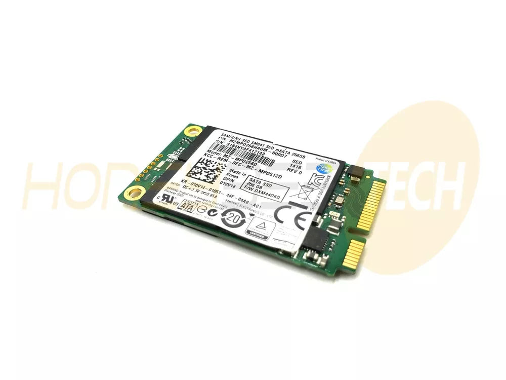 GENUINE DELL 256GB mSATA 1.8" SSD SOLID STATE DRIVE MZMPD256HAGM 10V14 TESTED - Honeybee-Technologies