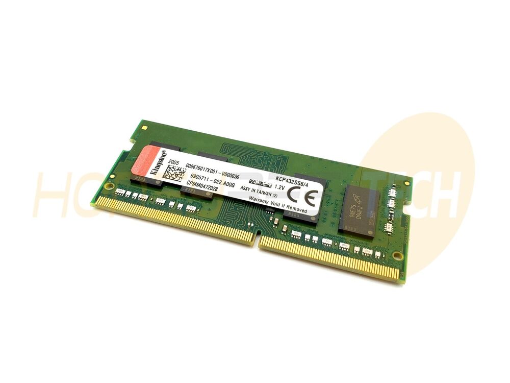 GENUINE KINGSTON 4GB 1RX16 PC4 3200MHZ DDR4 SODIMM MEMORY RAM KCP432SS6 TESTED - Honeybee-Technologies
