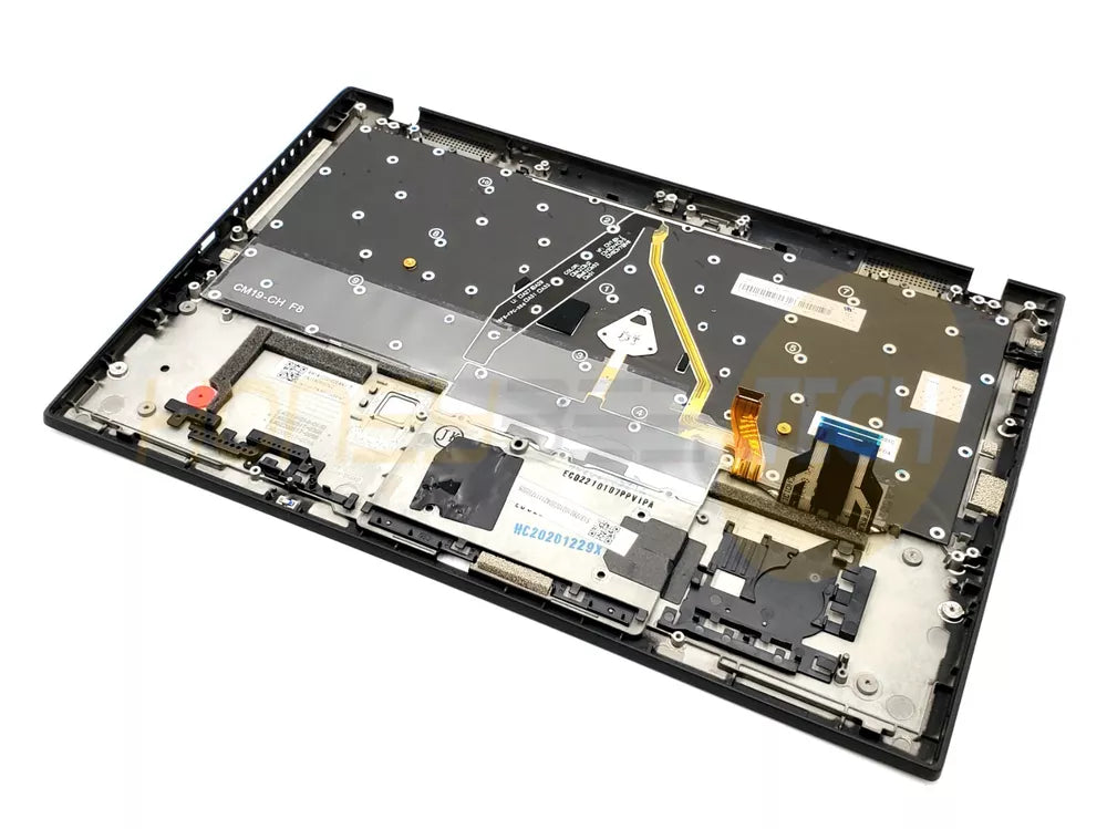 GENUINE LENOVO THINKPAD X1 CARBON G8 PALMREST ASSEMBLY WITH KEYBOARD 5M10Z27449 - Honeybee-Technologies
