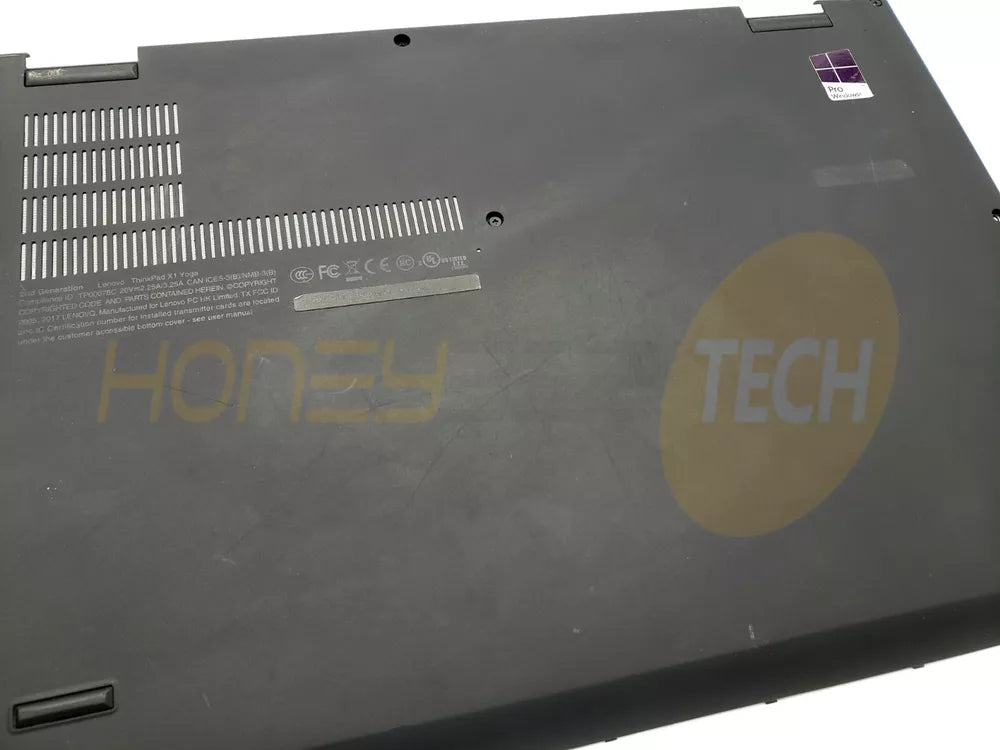 GENUINE LENOVO THINKPAD X1 YOGA 2ND GEN BOTTOM BASE CASE COVER 01AX888 GRADE B - Honeybee-Technologies