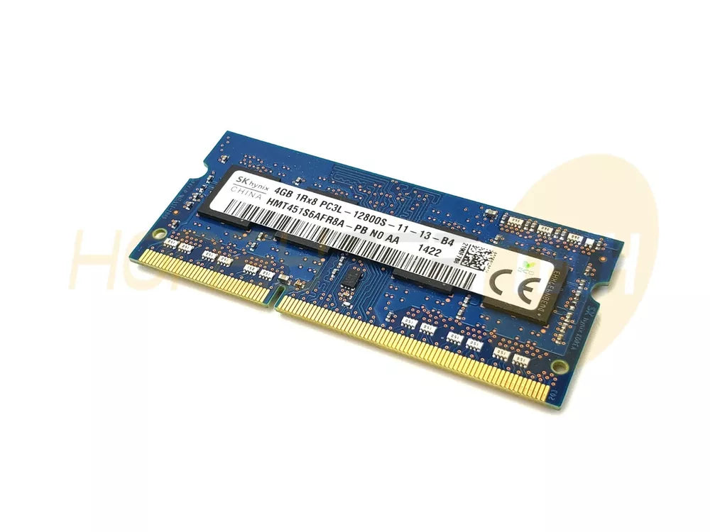 DELL LAPTOP 4GB 1RX8 PC3-12800 204P SODIMM MEMORY RAM 204PIN DG29K NWMX1 TESTED - Honeybee-Technologies