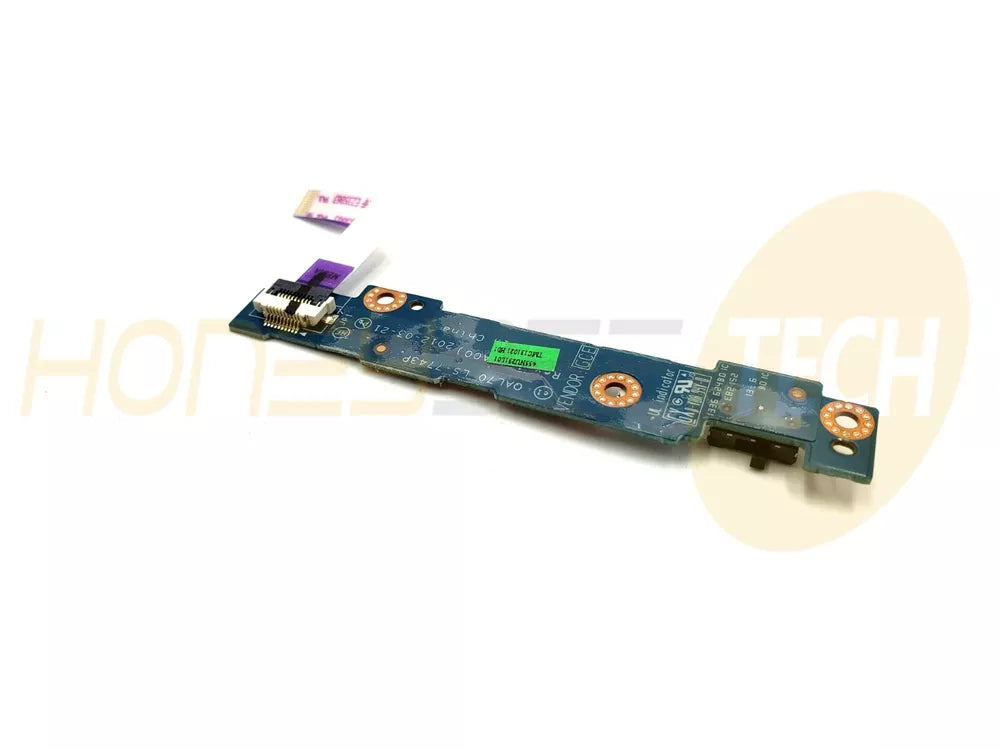 GENUINE DELL LATITUDE E6330 E6430S MEDIA CONTROL BOARD LS-7743P 38T7V TESTED - Honeybee-Technologies