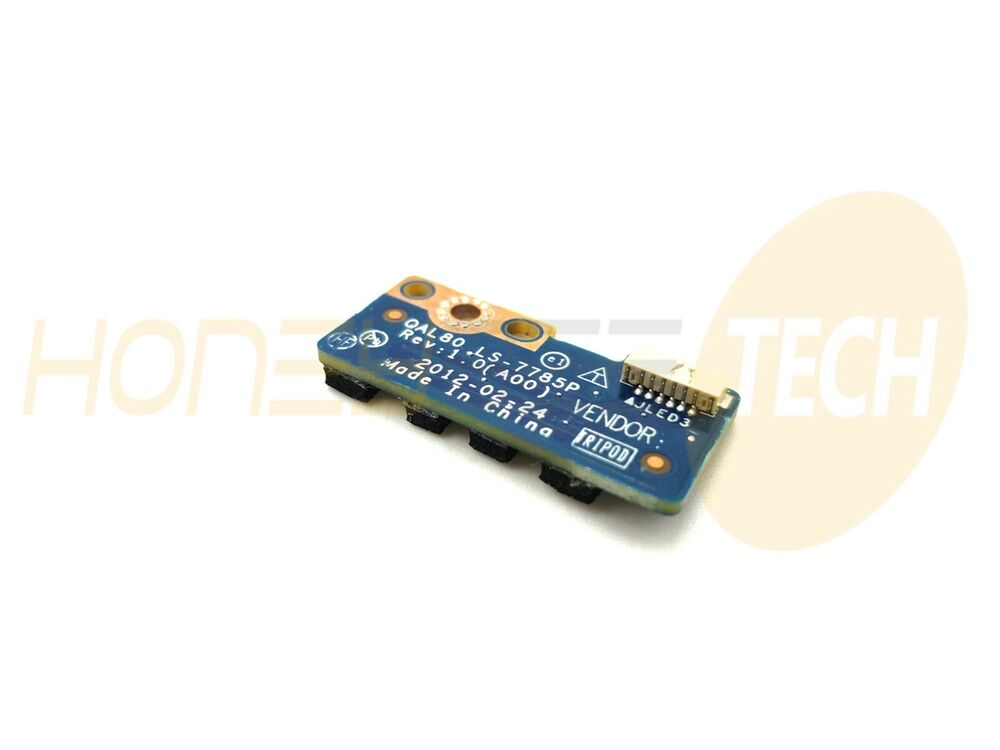 GENUINE DELL LATITUDE E6430 LAPTOP LED INDICATOR BOARD LS-7785P TESTED - Honeybee-Technologies