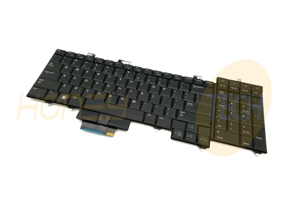GENUINE DELL PRECISION M6400 LAPTOP 101-KEY KEYBOARD F759C 0F759C TESTED - Honeybee-Technologies