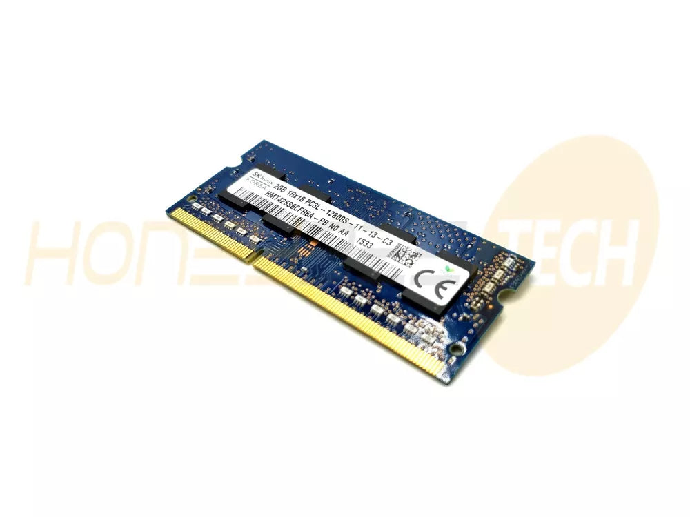 GENUINE HP 2GB 1RX16 PC3L-12800S SODIMM LAPTOP MEMORY RAM 691739-005 TESTED - Honeybee-Technologies