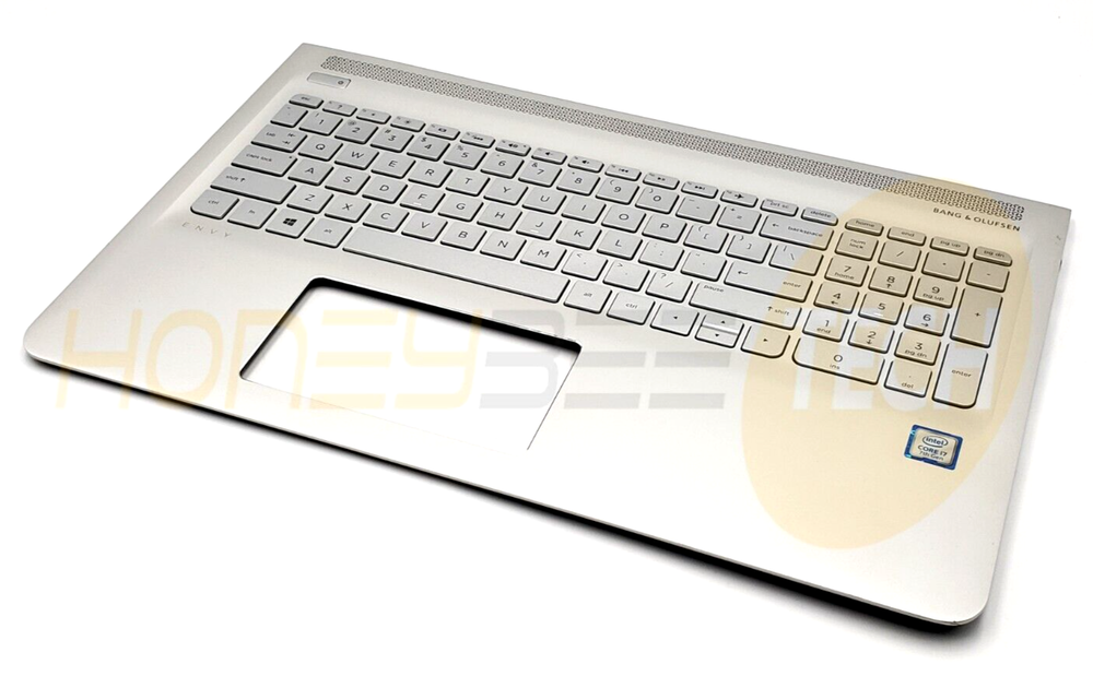 GENUINE HP ENVY 15-AS152NR LAPTOP PALMREST WITH KEYBOARD 857799-001 GRADE B - Honeybee-Technologies