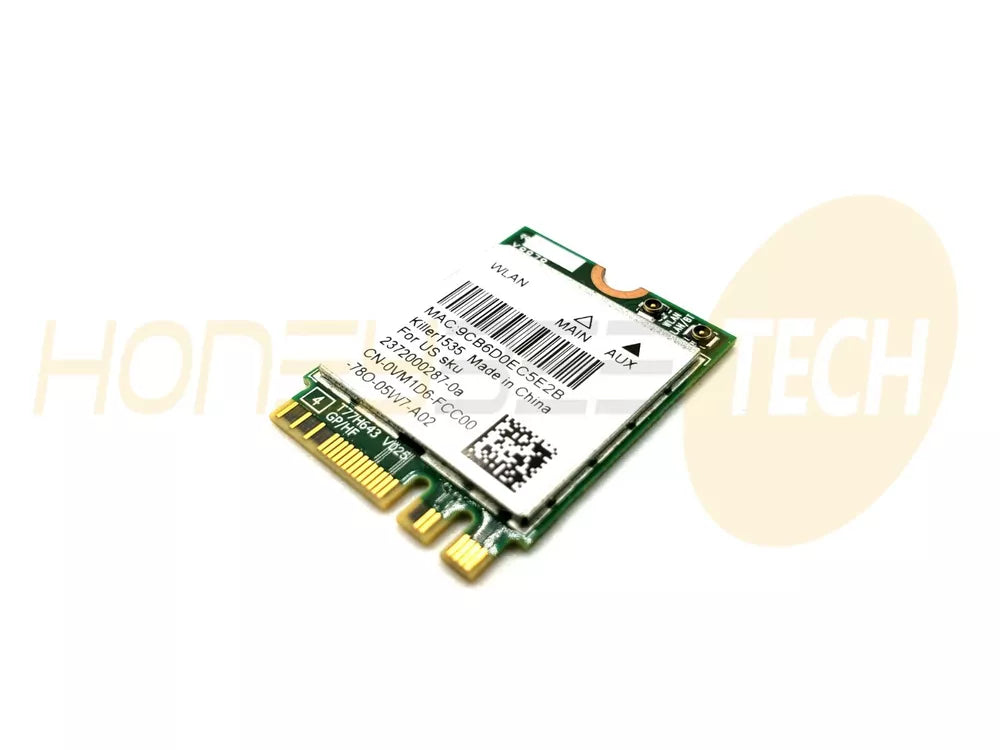 GENUINE DELL XPS 15 9560 WIRELESS + BLUETOOTH CARD KILLER1535 VM1D6 TESTED - Honeybee-Technologies