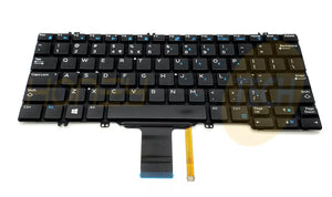 GENUINE DELL LATITUDE 5280 ENGLISH INTERNATIONAL BACKLIT KEYBOARD 346TJ TESTED - Honeybee-Technologies