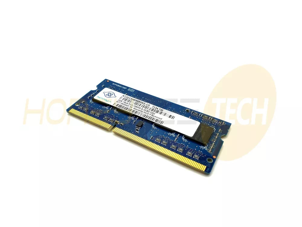 GENUINE DELL 2GB 1333MHX DDR3 PC3-10600S 2RX8 SODIMM MEMORY RAM F073F TESTED - Honeybee-Technologies