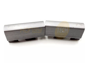 GENUINE DELL LATITUDE 5411 5410 LEFT RIGHT HINGE CAP COVERS 7X6D4 H98NK GRADE B - Honeybee-Technologies