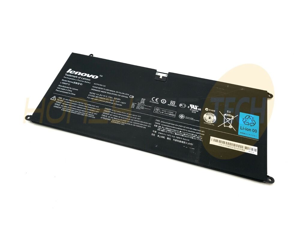 GENUINE LENOVO YOGA 13 IDEAPAD Z500 U300S 4CELL 54WHR BATTERY 121500093 TESTED - Honeybee-Technologies