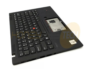 GENUINE LENOVO THINKPAD X1 CARBON G8 PALMREST ASSEMBLY WITH KEYBOARD 5M10Z27449 - Honeybee-Technologies
