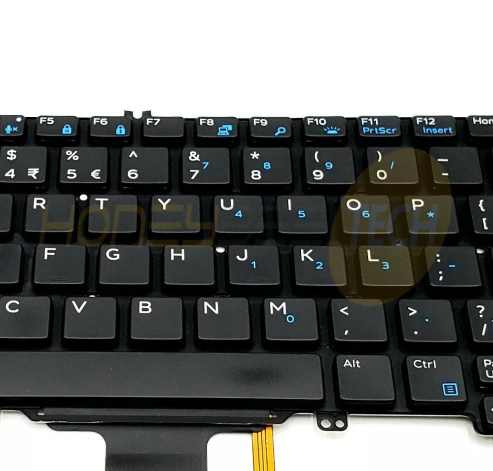 GENUINE DELL LATITUDE 5280 ENGLISH INTERNATIONAL BACKLIT KEYBOARD 346TJ TESTED - Honeybee-Technologies