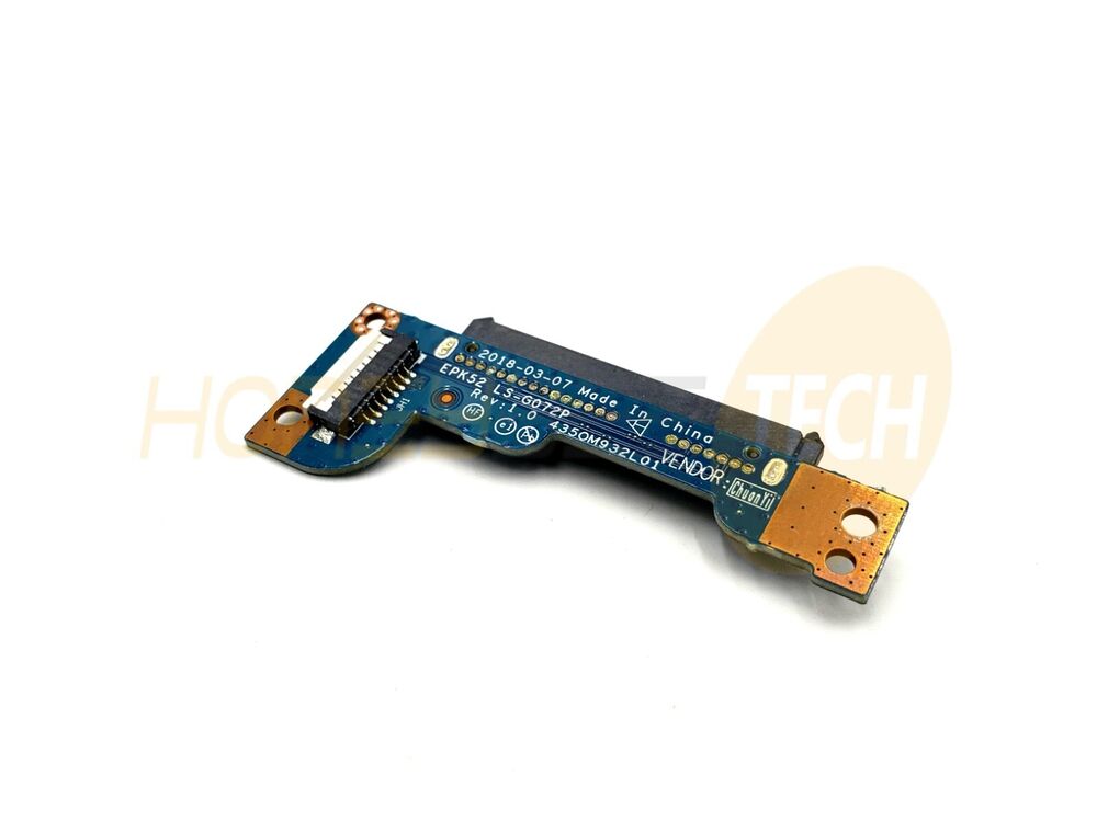 GENUINE HP NOTEBOOK 250 G7 HARD DRIVE CONNECTOR BOARD LS-G072P L20454-001 TESTED - Honeybee-Technologies