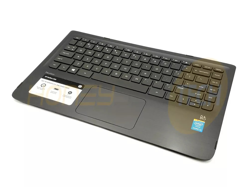 GENUINE HP PAVILION X360 13-S020NR PALMREST TOUCHPAD WITH KEYBOARD 809829-001 - Honeybee-Technologies