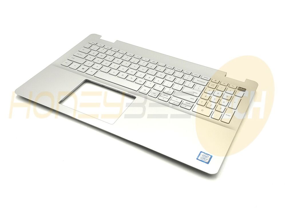 GENUINE DELL INSPIRON 5584 LAPTOP PALMREST KEYBOARD ASSEMBLY GMXMJ DFX5J GRADE A - Honeybee-Technologies