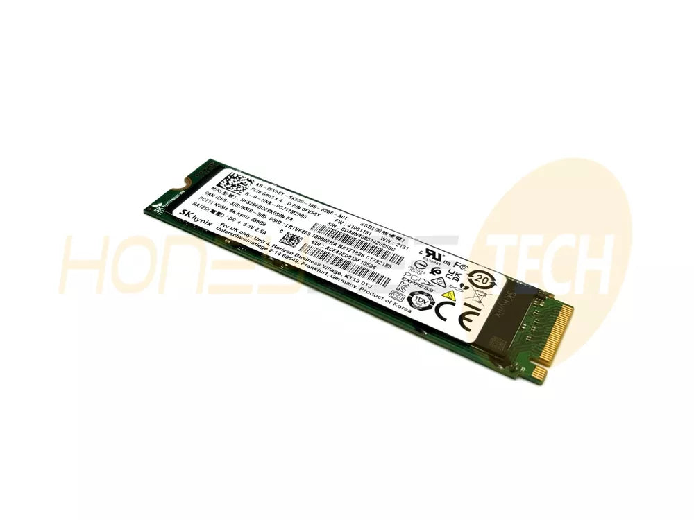 GENUINE DELL LATITUDE 5420 LAPTOP 256GB M.2 SSD SOLID STATE DRIVE