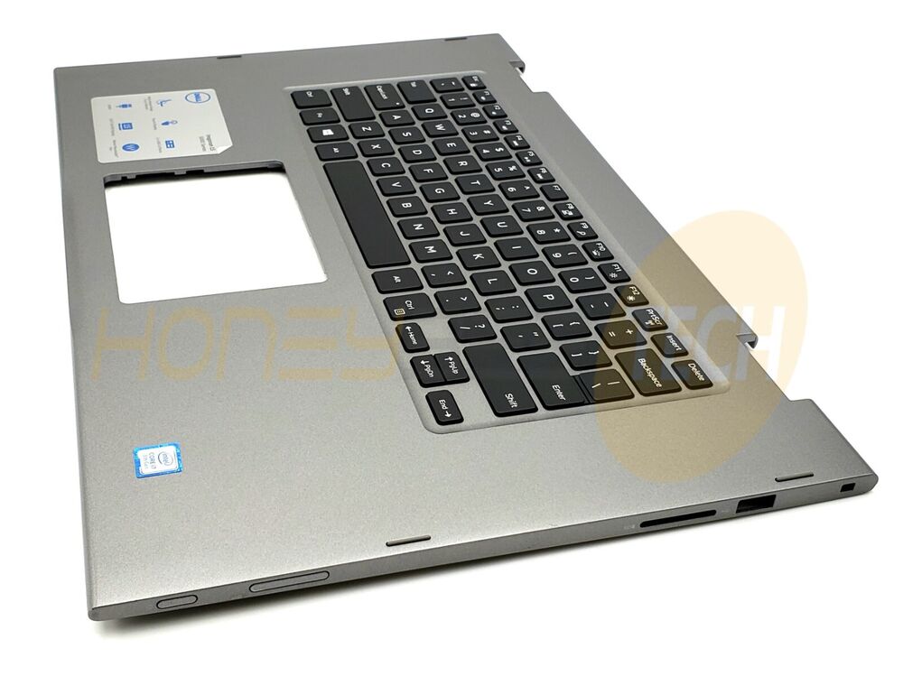 GENUINE DELL INSPIRON 5568 5578 LAPTOP PALMREST WITH KEYBOARD 0HTJC GRADE A - Honeybee-Technologies