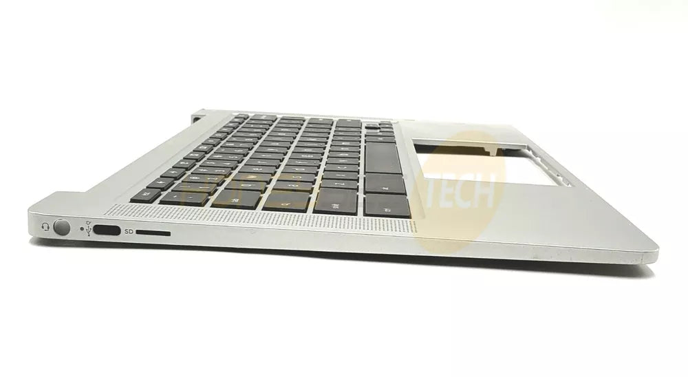 GENUINE HP CHROMEBOOK 14A-NA0023CL PALMREST W/KEYBOARD L91513-001 GRADE B TESTED - Honeybee-Technologies